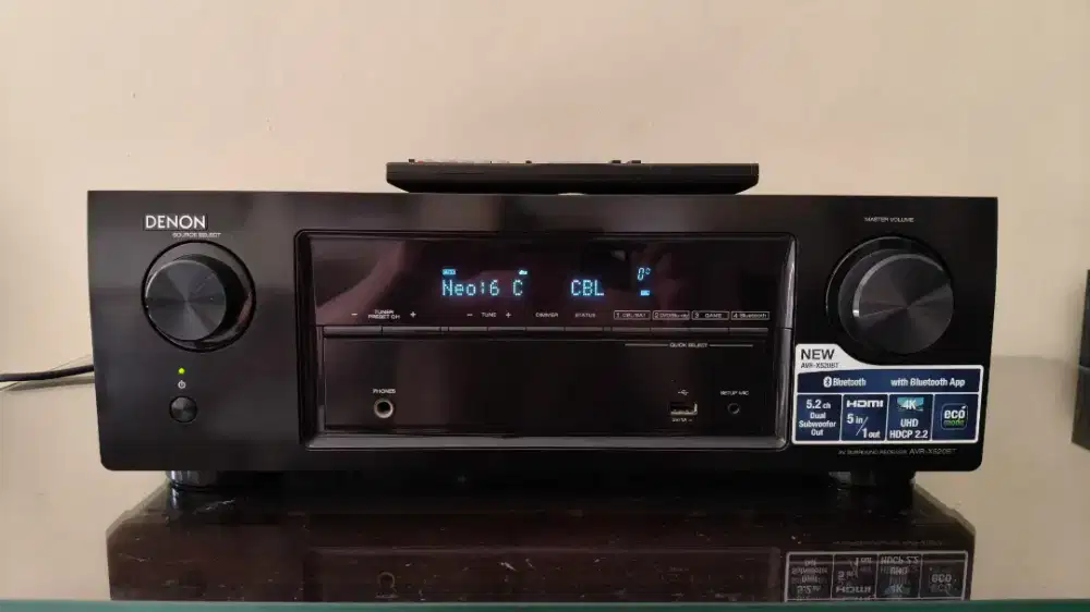 Amplifier Denon avr-x520bt plus remote