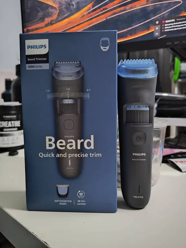 Philips Trimmer 3000 Alat Cukur Electric Kumis dan Jenggot Pria