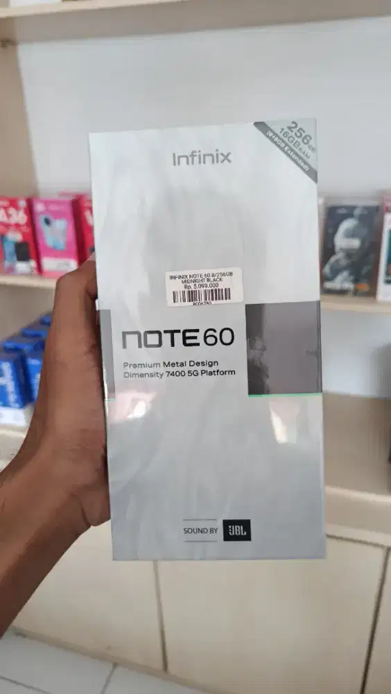 INFINIX NOTE 60 5G 8/256GB – MIDNIGHT BLACK