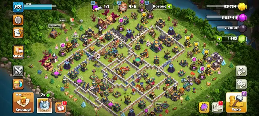 Jual akun Clash of clans