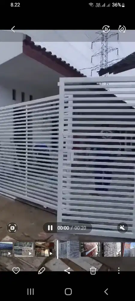 Pagar minimalis