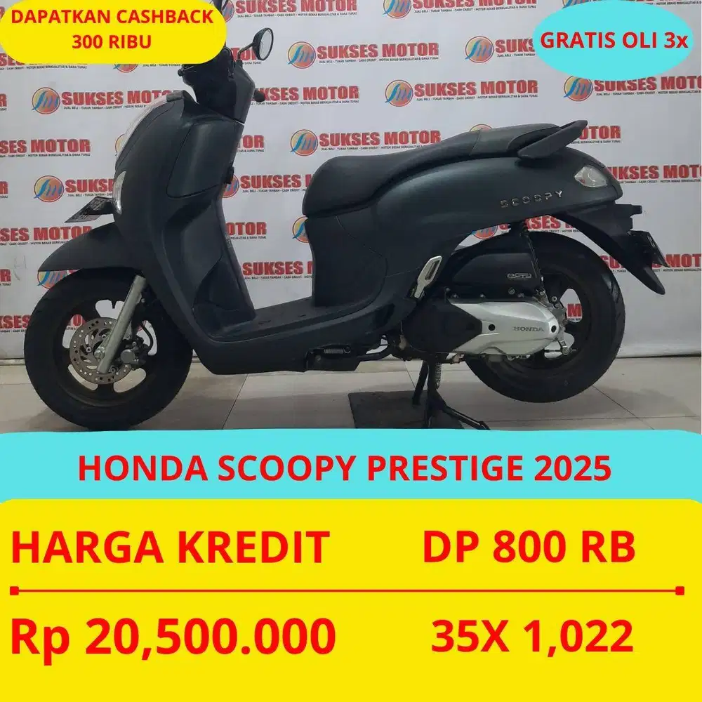HONDA SCOOPY PRESTIGE 2025 DP MURAH 800 RIBU GUYSS