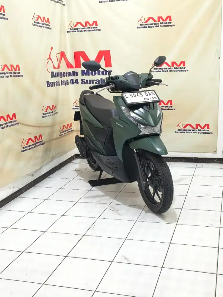 Ready Honda Beat smartkey Tahun 2024 warna Hijau doff