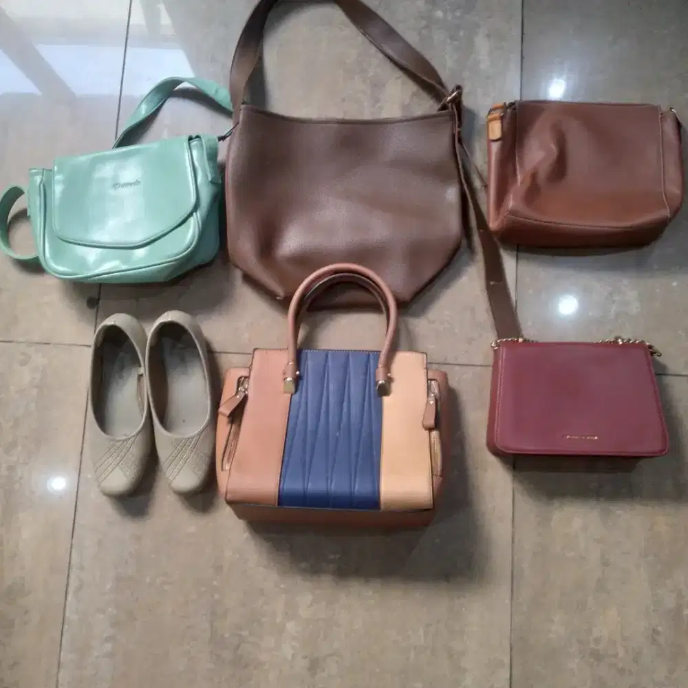 Jual borongan tas wanita dan 1 sepatu