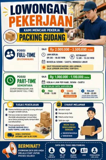 WE ARE HIRING (LOWONGAN PEKERJAAN)