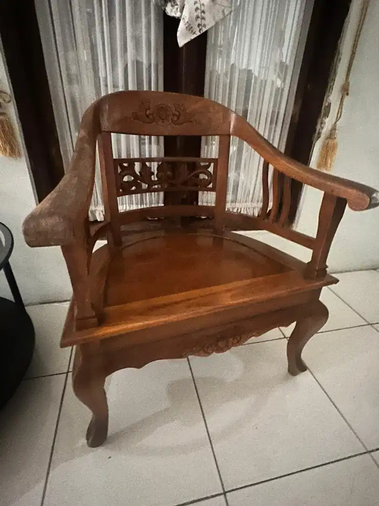 KURSI JATI ASLI JEPARA DAPET 3