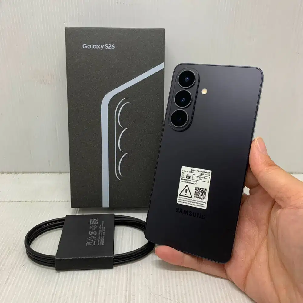 NO MINUS SUPER LIKE NEW 99% SAMSUNG GALAXY S26 5G BLACK 12/256 MULUS F