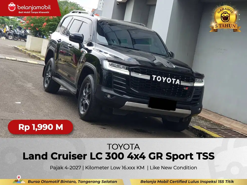 [4x4 - LOW KM 16RB] Toyota Land Cruiser LC 300 GR Sport TSS 2023/2024
