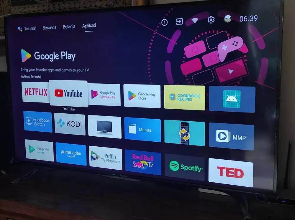 Second TV LED Smart sharp 4t-c50bk (50 Inch)