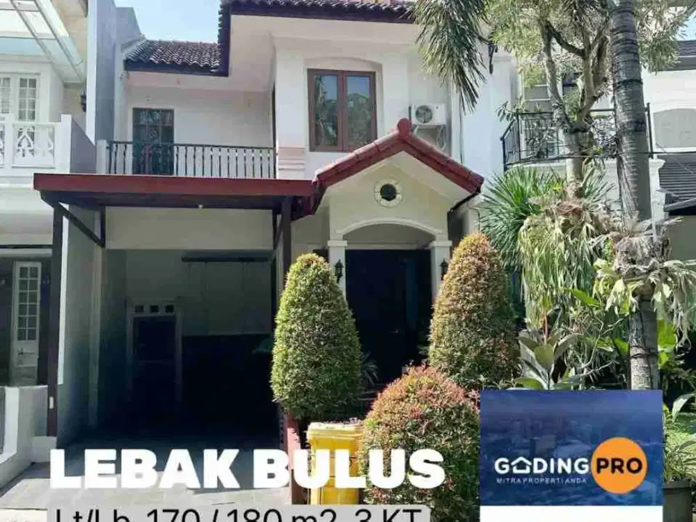 DIJUAL Rumah Homey Dekat MRT Fatmawati Di Panorama Townhouse Lebak Bulus Jaksel