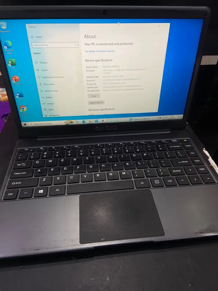 Axioo slimbook 14 R3