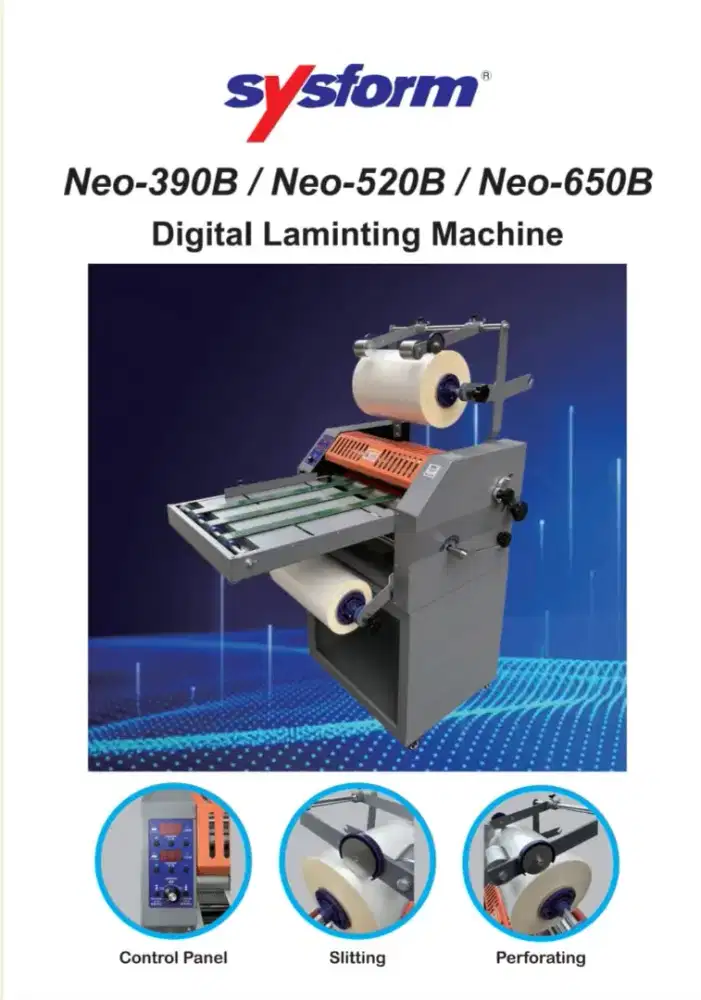 Mesin laminating sysform 390 ( taiwan )