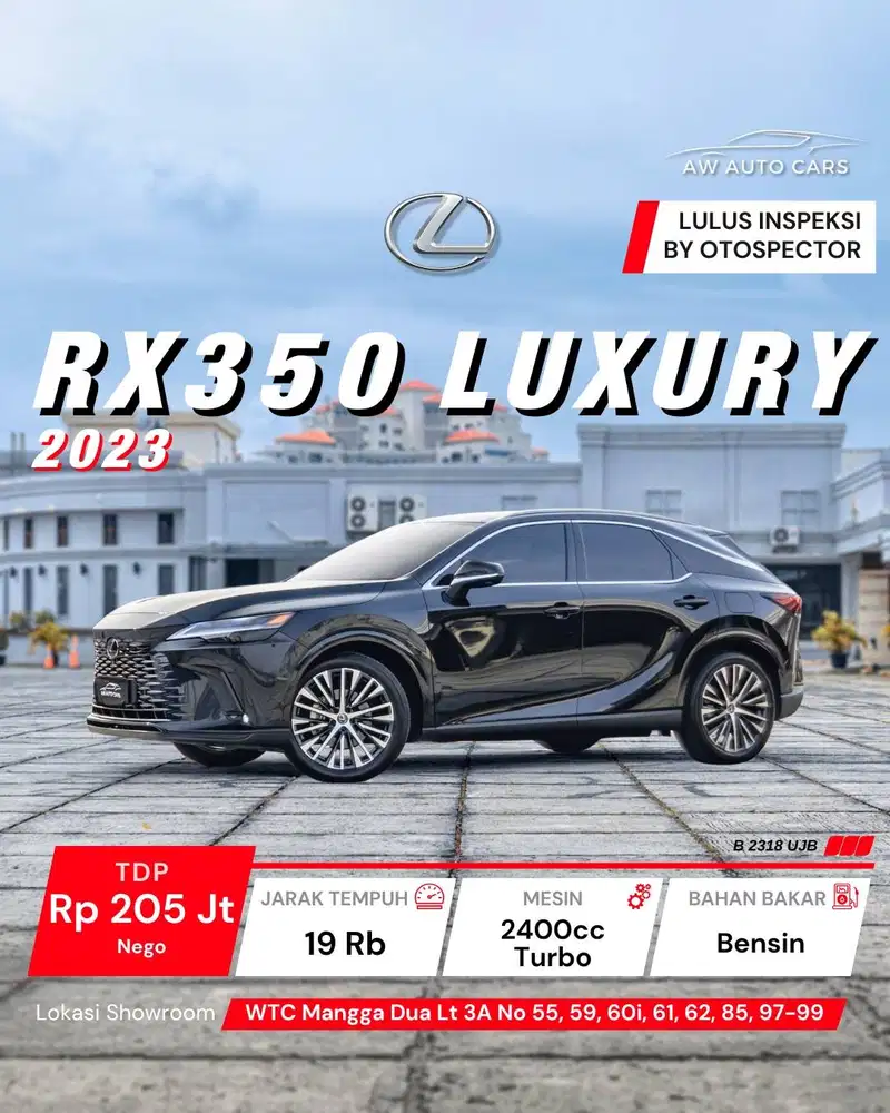 Lexus RX350 2023 non hybrid 2024 RX350h RX 350 350h RX500 RX450h