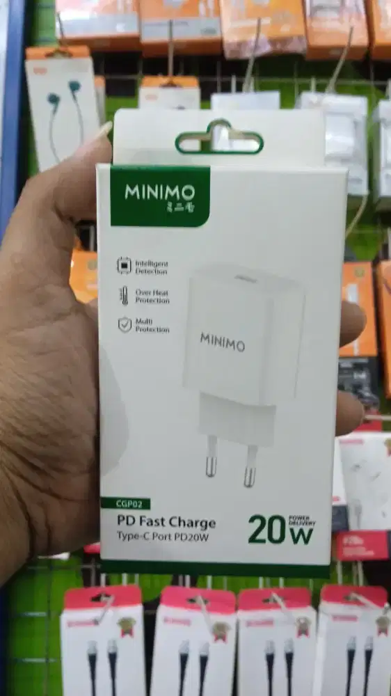 MINIMO CGP02 Batok Charger PD Fast Charge 20W