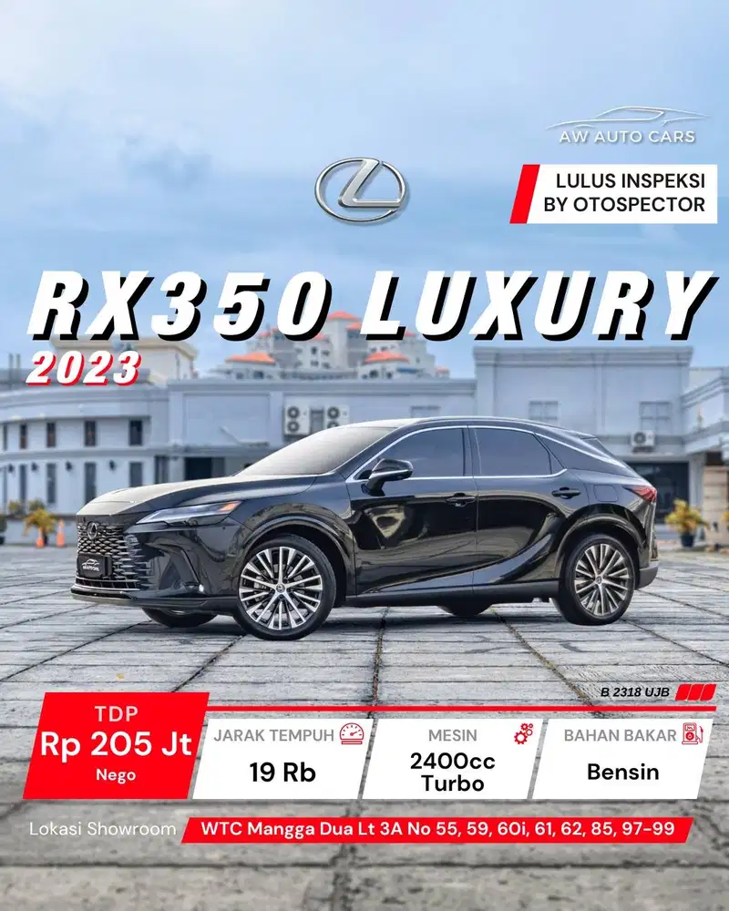 Lexus RX350 2023 non hybrid 2024 RX350h RX 350 350h RX500 RX450h