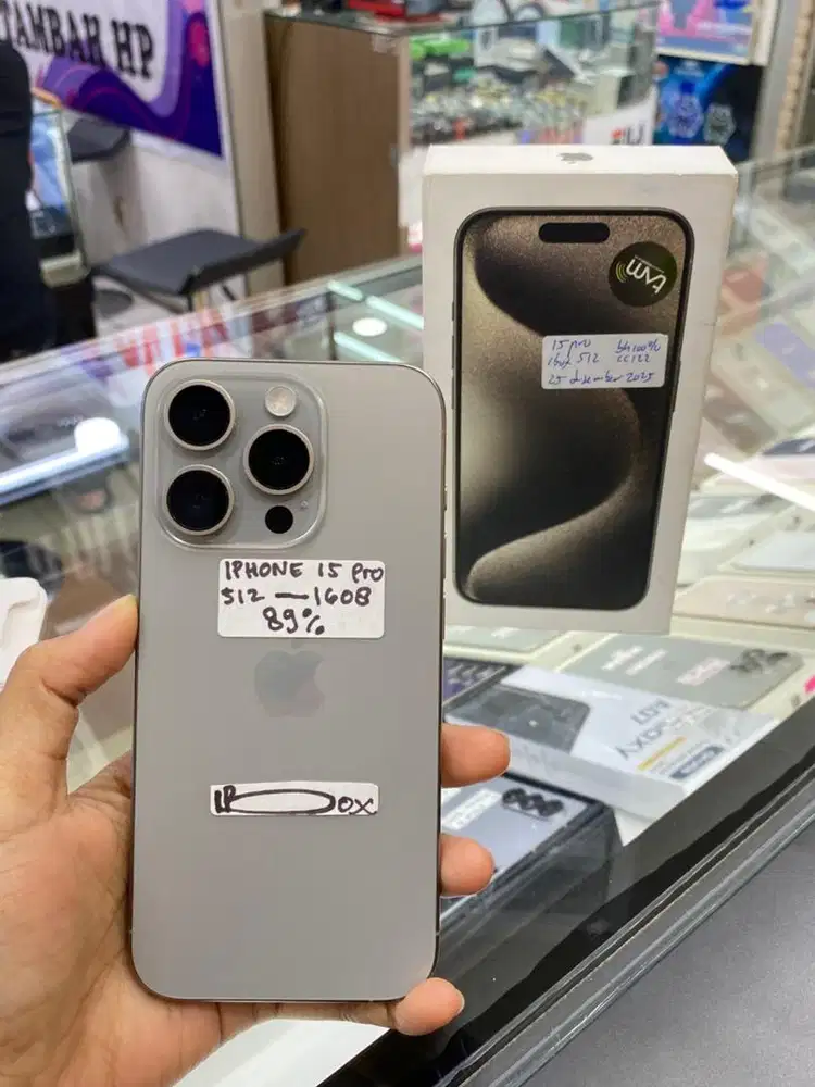 Iphone 15 pro 512gb natural titanium ex ibox