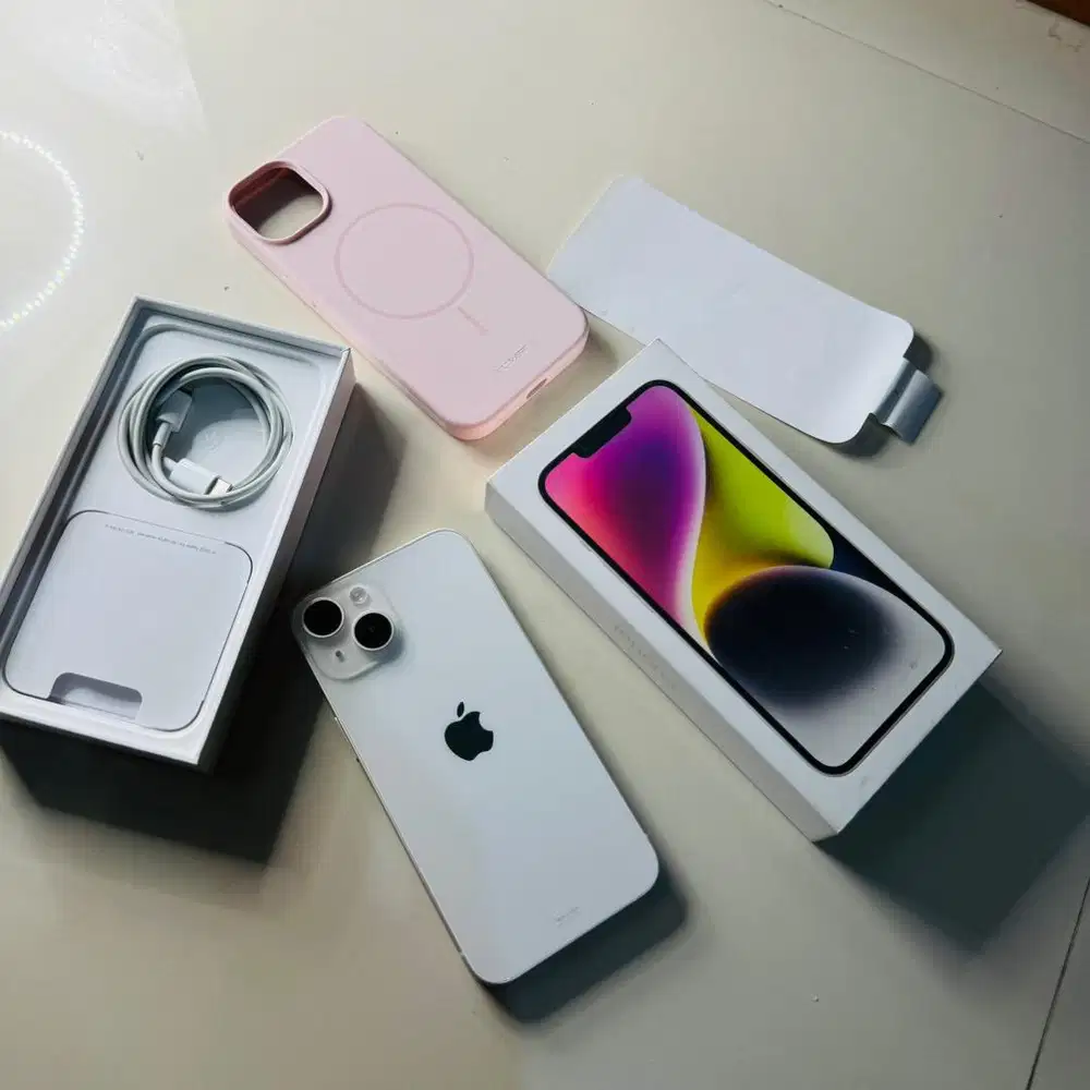 Iphone 14 128 ibox garansi on 2027