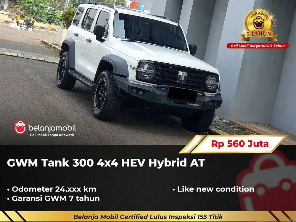 [ 4x4 ] GWM Tank 300 AWD HEV Hybrid AT 2024/2025