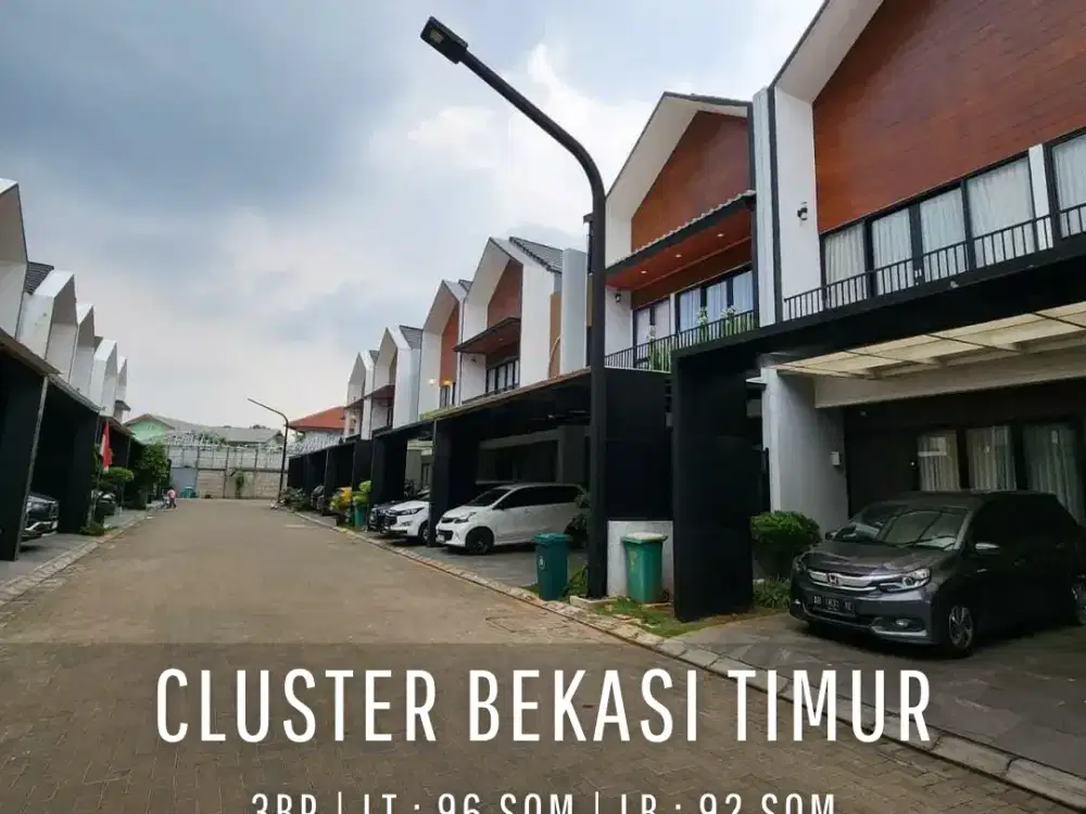Luxurious Cluster Bekasi with Swimming Pool, Move-in Ready