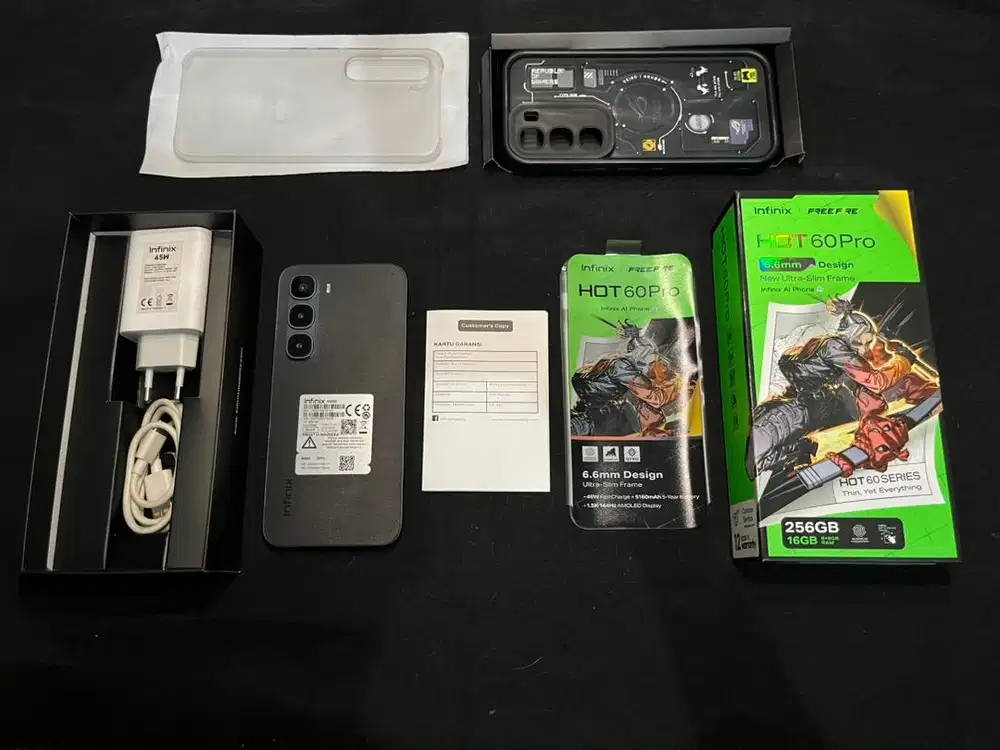 INFINIX HOT 60 PRO 8/256 99% MULUS LIKE NEW GARANSI ON MEI 2027 PANJAN