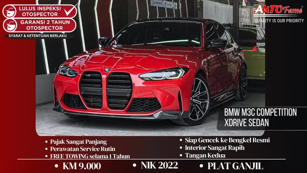 KM9RB BMW M3C Competition xDrive Sedan NIK 2022 Toronto Red Metallic O