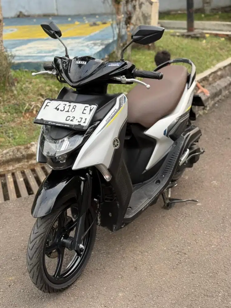 Yamaha Gear 125 Thn 2021 KM 5rb F Kota Silver Mulus