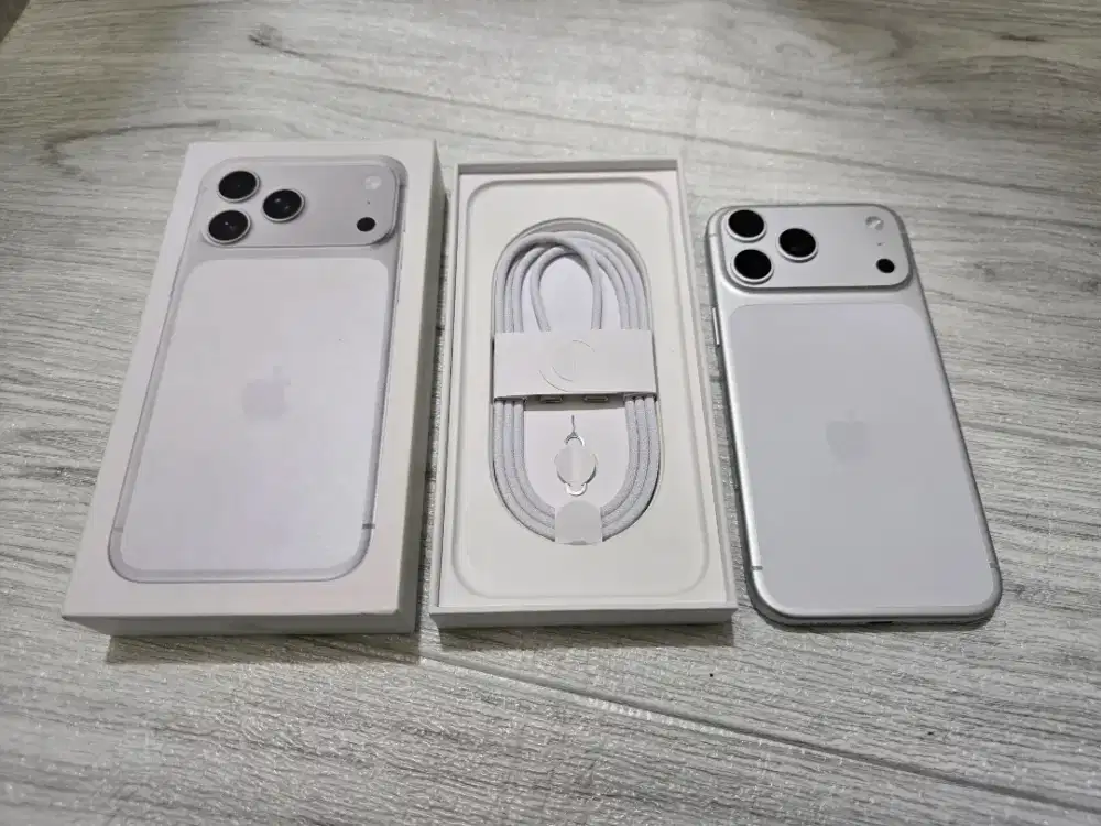 IPHONE 17 PROMAX 1TB SILVER INTER CUKAI