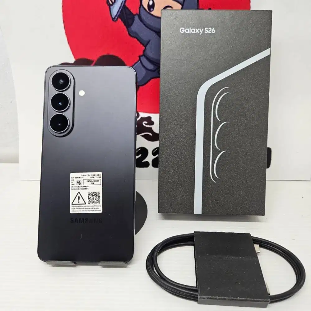 Samsung Galaxy S26 Black 12/256 Fullset Sein Like New