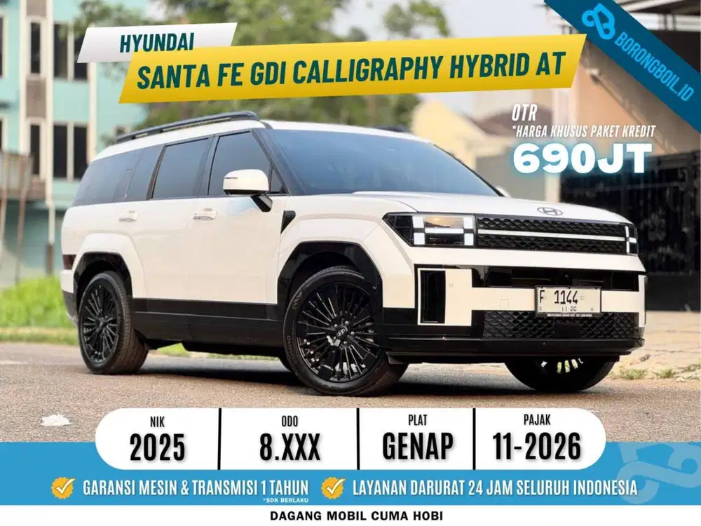 New Hyundai Santa fe Gdi Calligraphy Hybrid AT 2025 putih