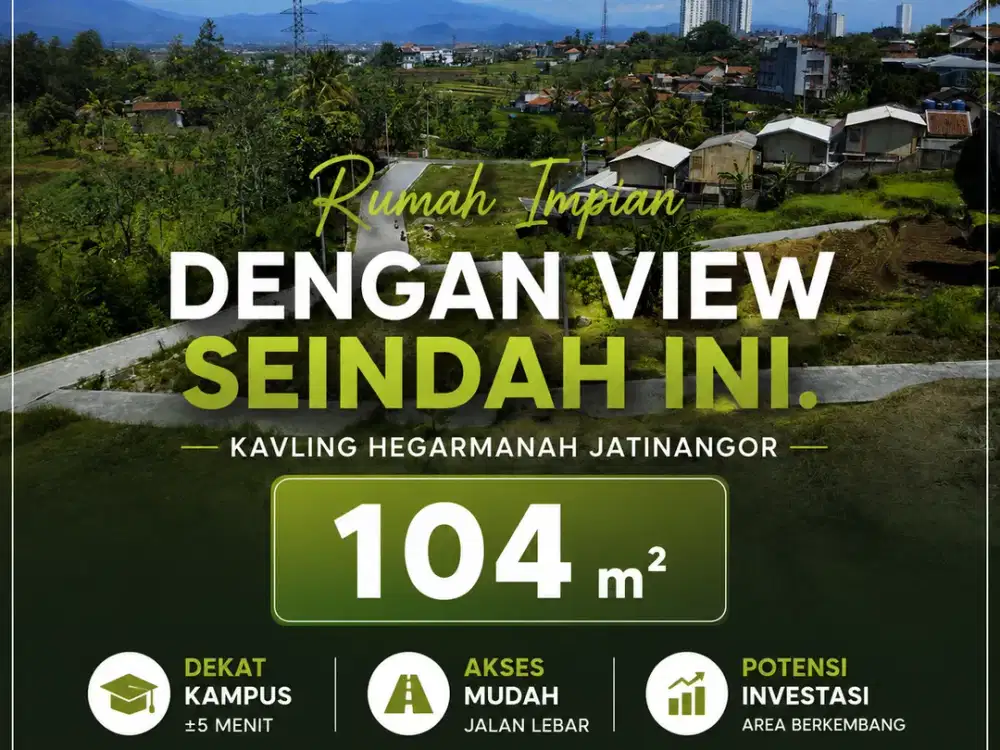 TANAH KAVLING SHM PERMATA CIPAGERAN — SIAP BANGUN