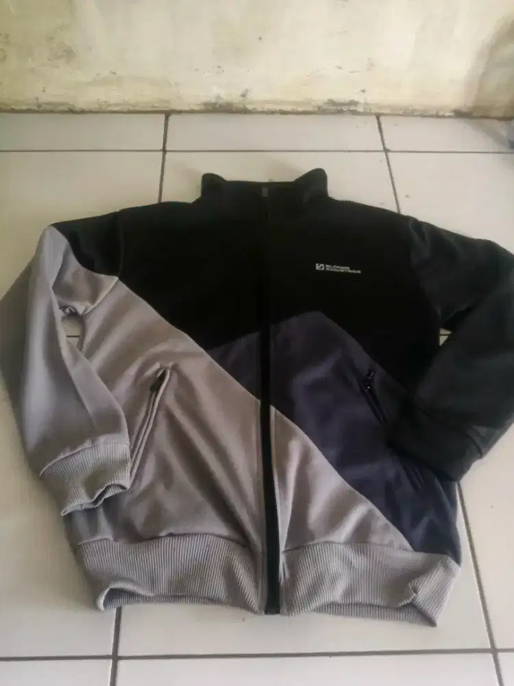 Jaket bloods abu hitam original