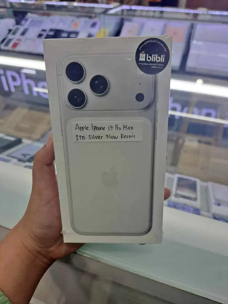 IPhone 17 Pro Max 1TB Silver New Segel Garansi Resmi Indonesia