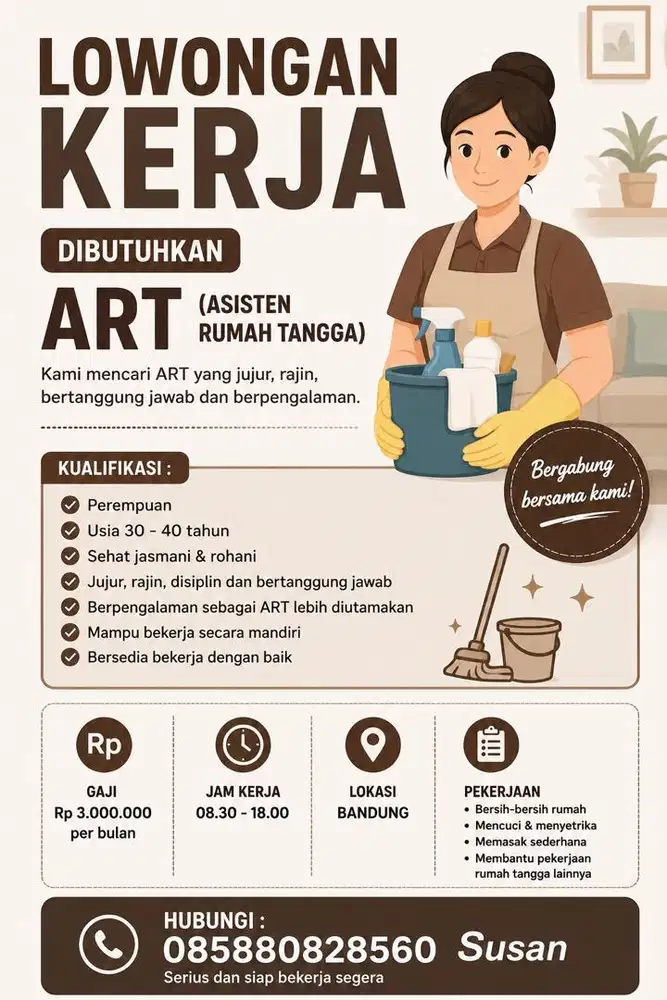 Lowongan kerja ART