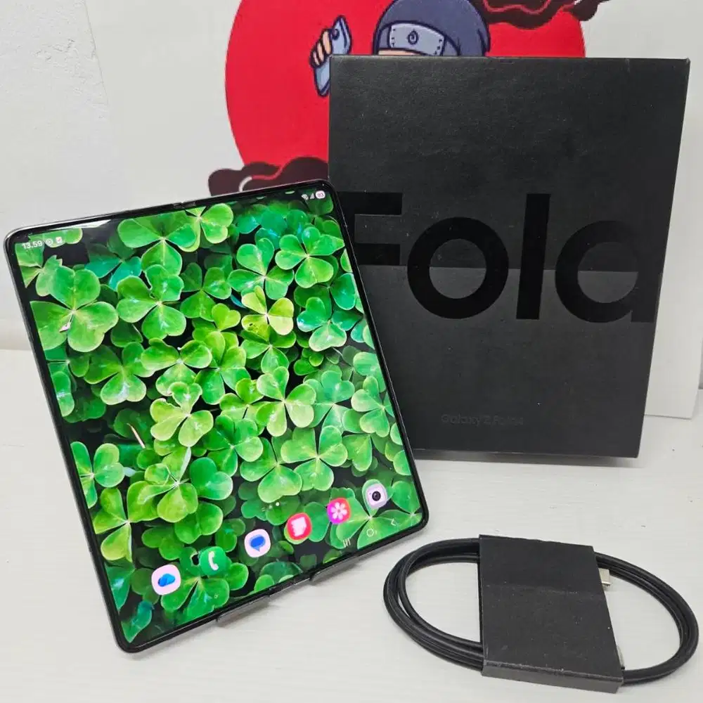Samsung Galaxy Z Fold 4 Greygreen 12/256 Fullset Bea Cukai NO MINUS