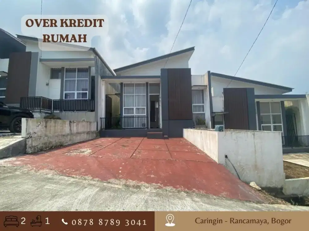 Over Kredit Rumah LT112 85JT dkt Tol di Caringin Rancamaya Bogor