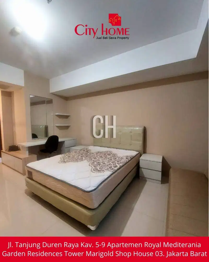Disewakan U Residences – Studio 30 M² Full Furnished