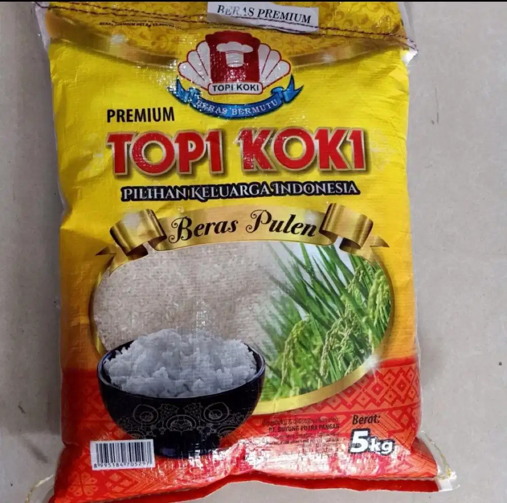 Beras topi koki premium 5kg