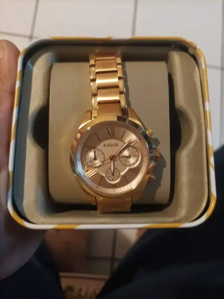 JUAL JAM TANGAN FOSSIL BQ3036 ROSE GOLD