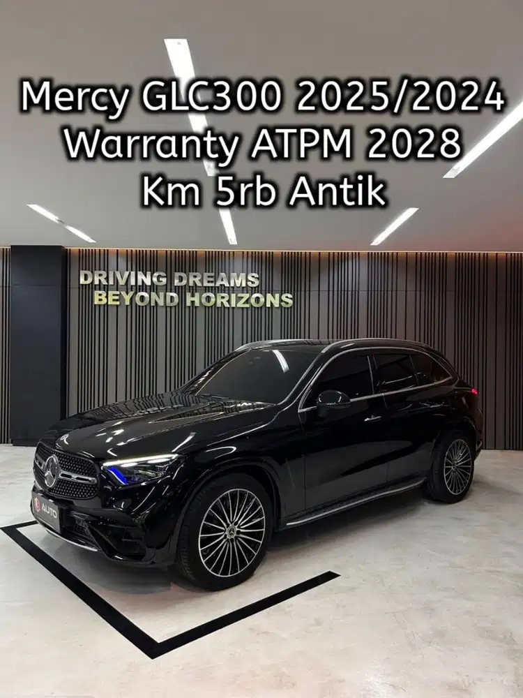 Mercedes Benz GLC300 AT 2025 Hitam Mercy Km5rb Nik 2024 B234MZM