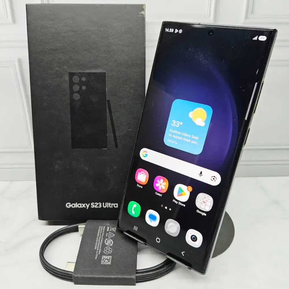 Samsung Galaxy S24 Ultra 12/256GB Black SEIN Mulus Resmi NO MINUS
