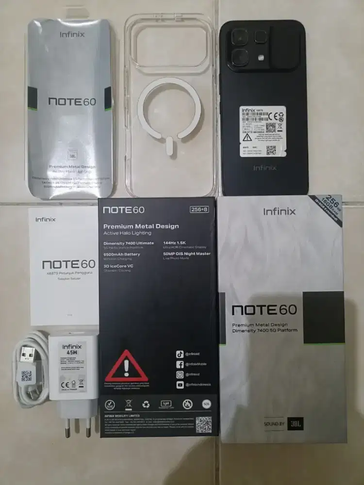 Infinix note 60 seperti baru 8/256