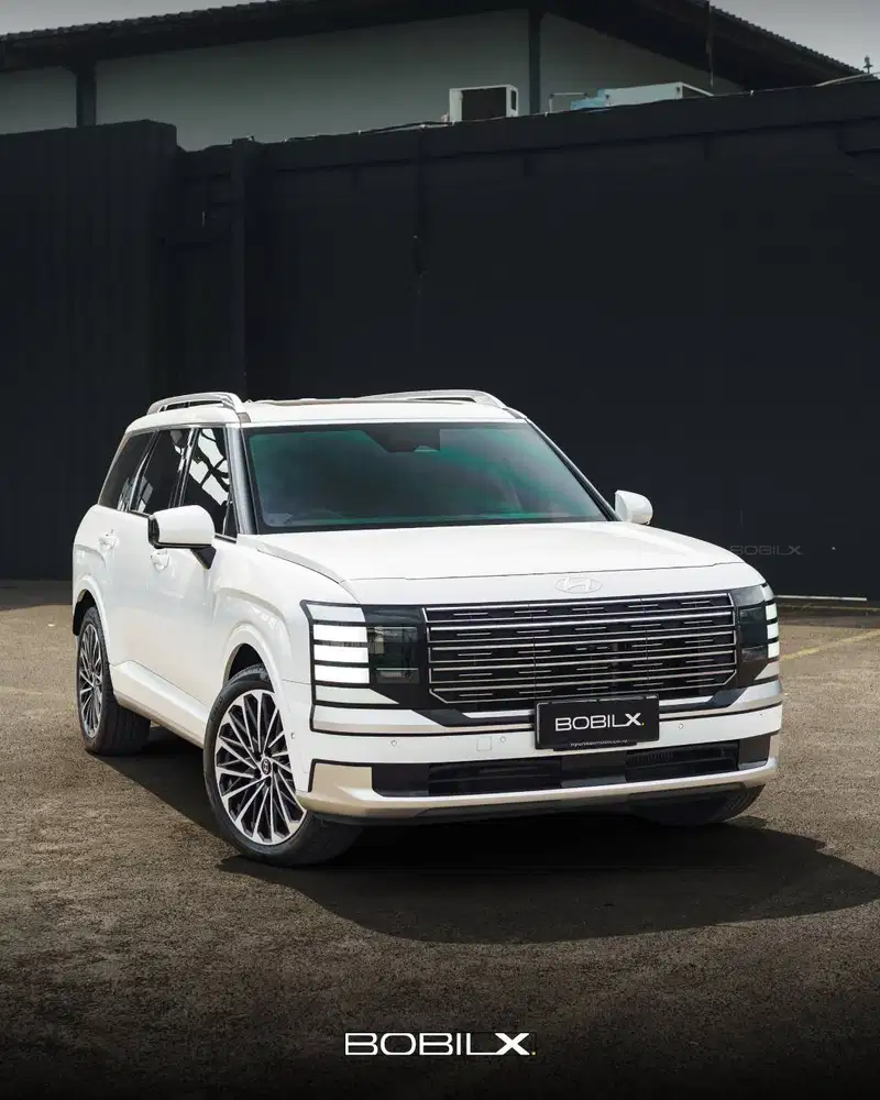 NIK 2025 Hyundai Palisade Hybrid Calligraphy White on Black