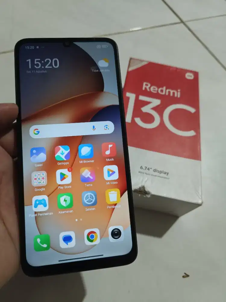 Second Xiaomi Redmi 13C 8/256gb hp+dus ex resmi normal jaya