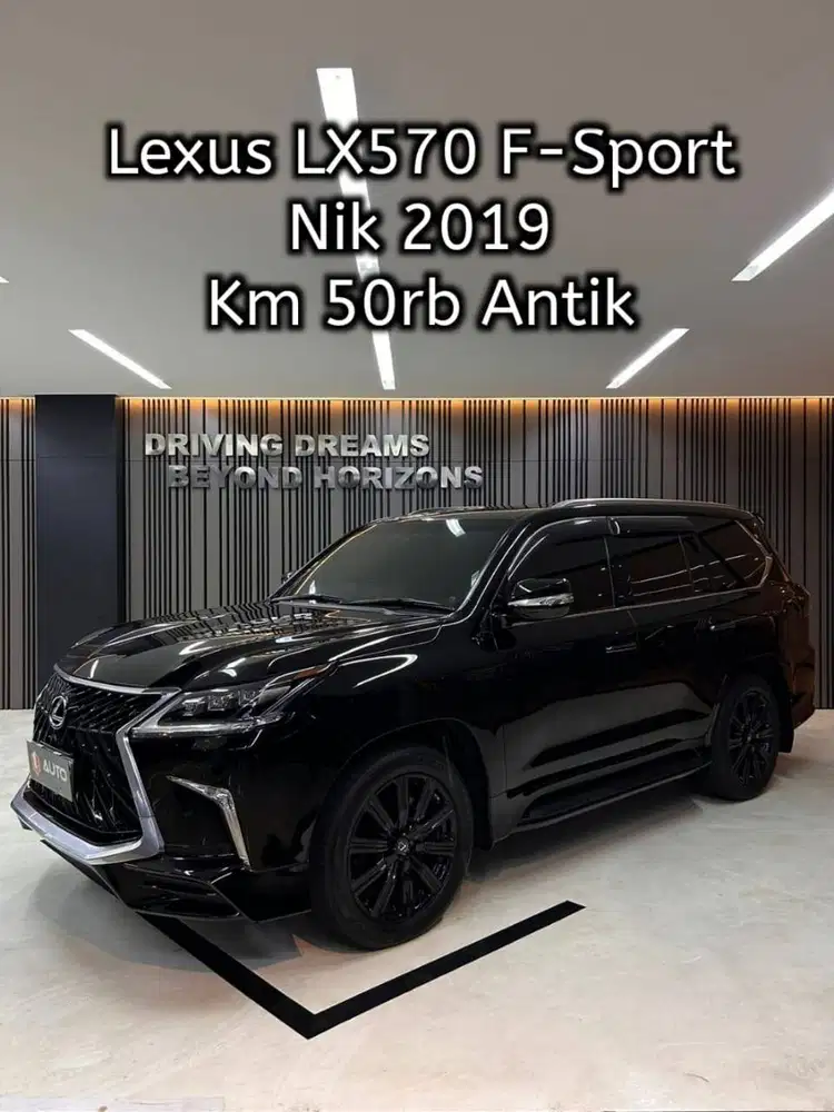 Lexus LX570 F-Sport AT 2019 Hitam B77HR Km50rb