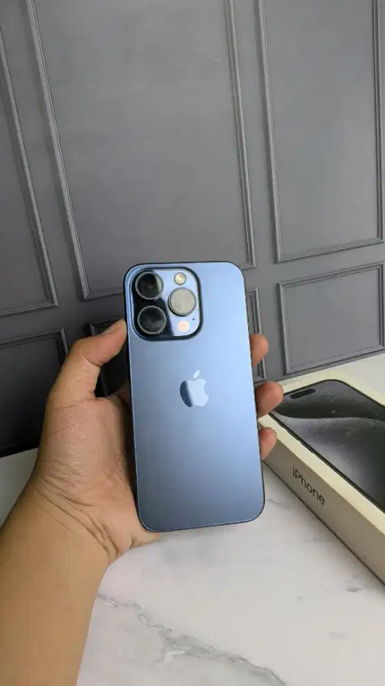 Iphone 15 pro 128 Gb Ibox Bh87% fisik mulus NFC OFF