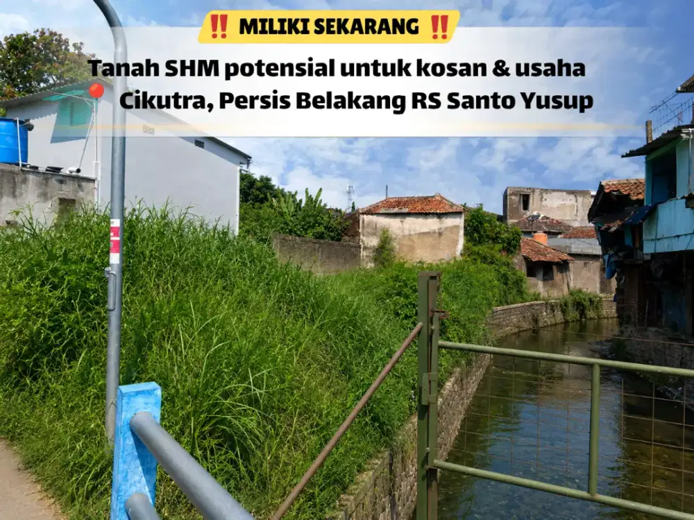 Tanah Cikutra Belakang RS Santo Yusup – Cek Sekarang!