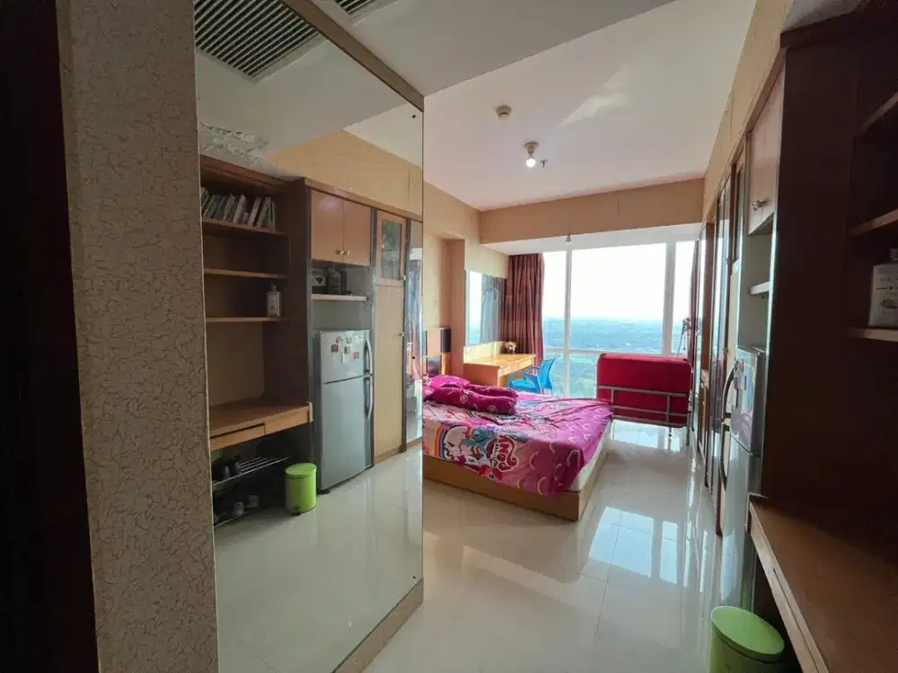Jual Studio U Residence Tower 1 31m2 Fully Furnished View Golf 450 Juta