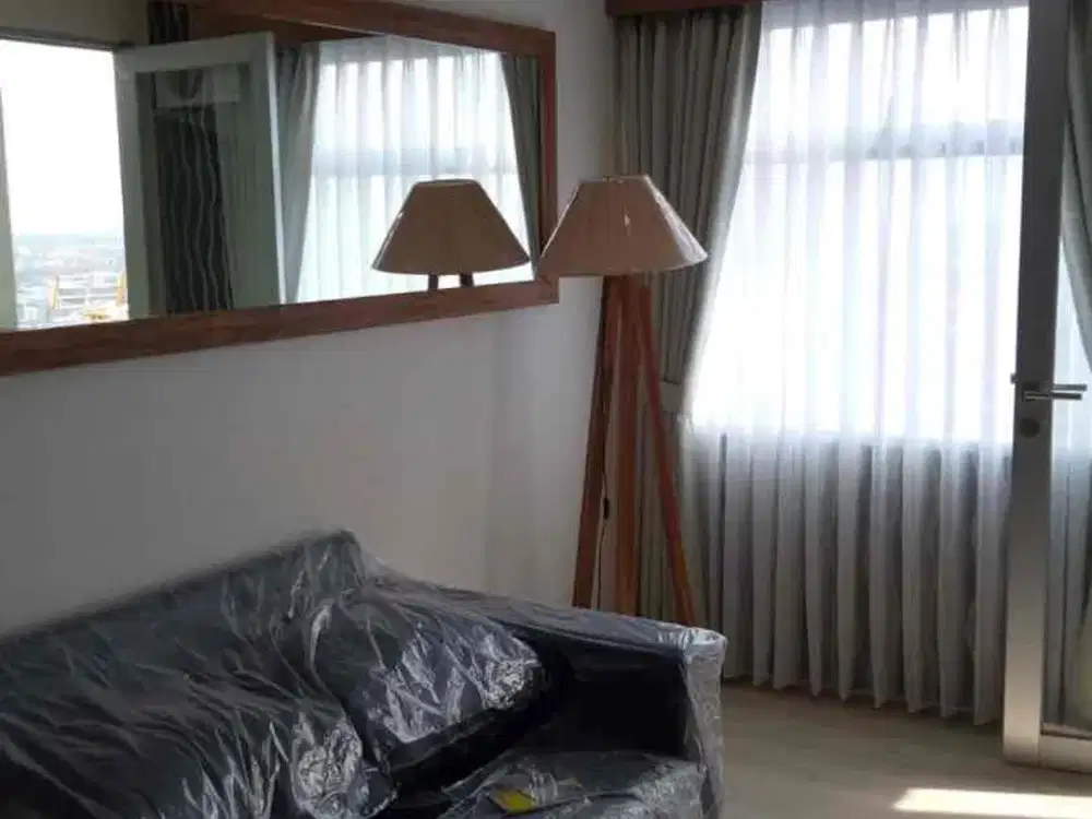 dijual unit siap huni 2 bed room tipe 42m view kota lepas fully furnis