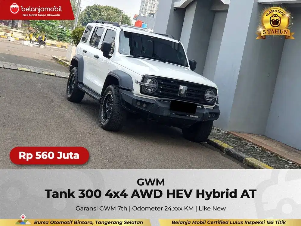 [ 4x4 ] GWM Tank 300 AWD HEV Hybrid AT 2024/2025