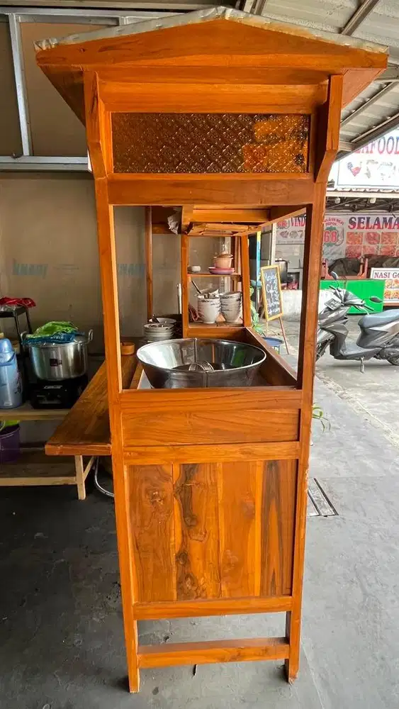 Jual gerobak, meja, dan bangku
